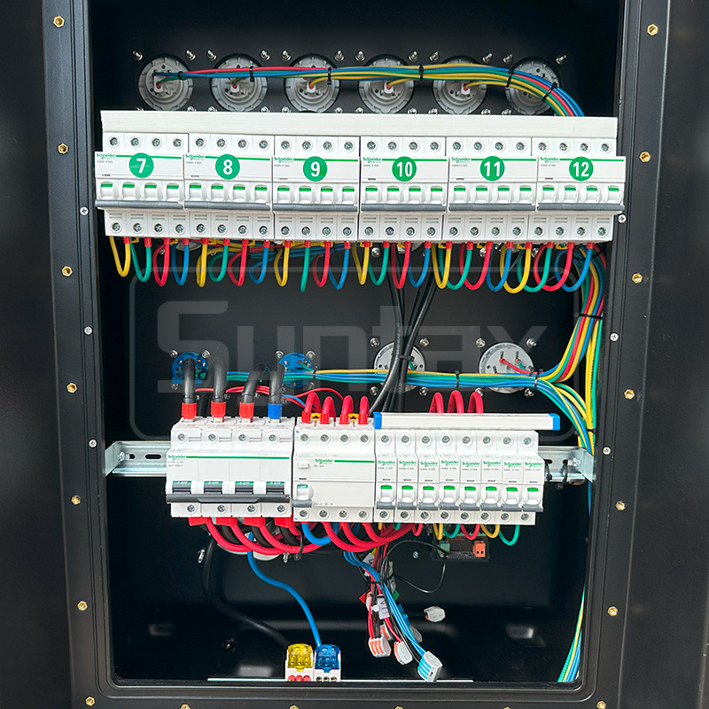 Syntax MD4 Three Phase 125A Waterproof Power Distro Box With Schneider Breakers