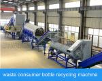 Waste Consumer PET Bottle Recycling Machine With 300-3000kg / Hr Capacity