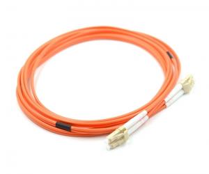 China 1m LC To LC Duplex OM1 Fiber Optic Patch Cable For Hazardous Areas Pull Proof Jacket wholesale
