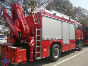 China Shanghai Jindun 30 Pieces Emergency Rescue Truck , 5 Person Fire Equipment Truck wholesale