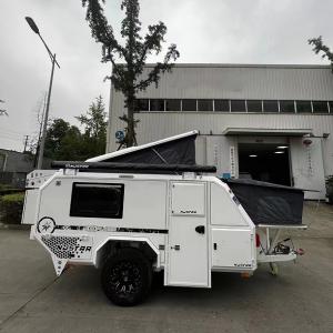 China 1500kg Lightweight Off Road Travel Trailer Tent Trailer Aluminum CE wholesale
