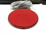 Smart Universal Wireless Phone Charger Red Color Leather Shell Materials Accord