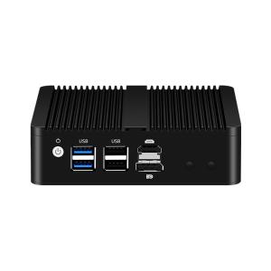 China Inter N100 DDR5 16GB Mini Firewall PC With Linux Four LAN Software Router wholesale