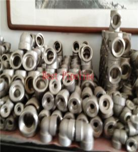 China Duplex Stainless Steel Forged Pipe Fittings Swaged Nippolets Material Class 6000 9000 wholesale