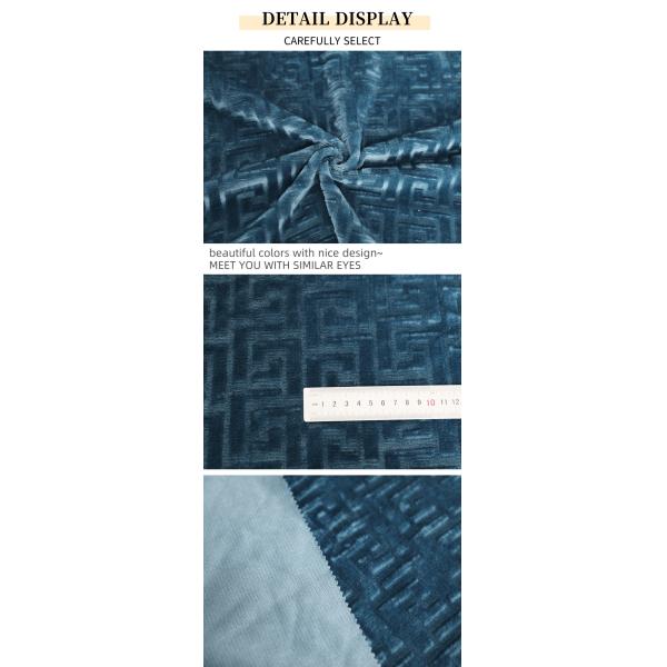 Bedding Pillowslip Blanket Fleece Fabric Brushed Geometric