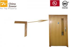 China UL Standard 60mins Fire Rated Wood Doors For Commercial Buildings wholesale