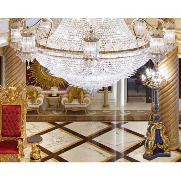 Non Standard Engineering Center Hall Large Chandeliers For Duplex Villa