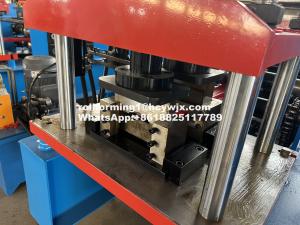 China 4+4kw Total Power Sliding Custom Roll Forming Machine With Hydraulic Cutting wholesale