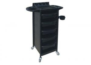 China Hair Salon Cosmetology Rolling Carts With Wheels , Plastic Materials on sale