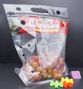 China fresh cherry tomato packaging bag, Fresh Fruit Preservative General Grape bag, Cherry Red Lift Sealed Packaging Bag wholesale