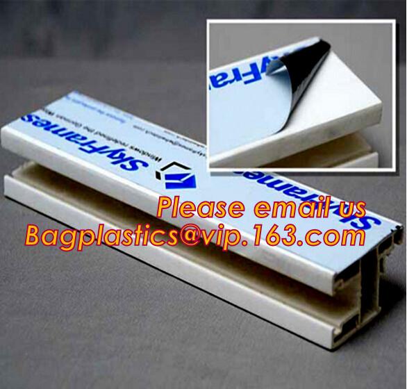 Black and white stainless steel protective film,construction window glass protective film,Packing Tape Pe Protective Fil