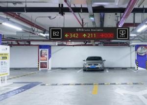 China Front Mounted Ultrasonic Parking Guidance System , Indoor Car Parking Solutions wholesale