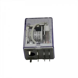 China Industrial General Purpose Relay 13F-2C 8 Pins 27.5*21.5*35.5mm With Transparent Cover wholesale