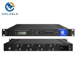MPEG 2 Hdmi Encoder Modulator , 8 Channels HDMI DVB Modulator COL5188H2