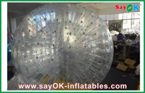 China Entertainment Zorb Ball / Transparent TPU Inflatable Grass Rolling Ball wholesale