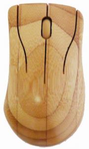 China Used by both right and left hand ergonomic symmetric design bamboo computer mouse wireless on sale
