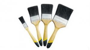 China Wood Handle Black Bristle Paint Brush Industrial Black China Bristle Brush wholesale