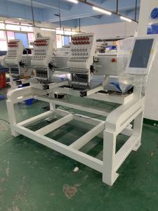 China 2 Heads Computer Cap T shirt Flat Embroidery Machine Price for Sale With Embroidery Software wholesale