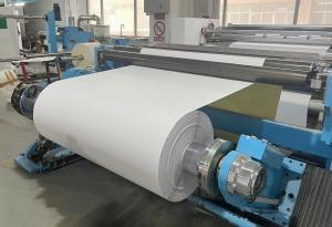 China self Adhesive Jumbo Printing Paper Roll 70u Surface Thickness Writing Paper Roll wholesale