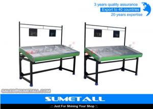 Shop Display Shelving Units Fruit And Veg Display Stands Corrosion Protection
