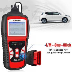 China Universal Konnwei OBD2 Scanner 12V Automotive Engine Code Scanners DIY O2 Sensor Live Data wholesale