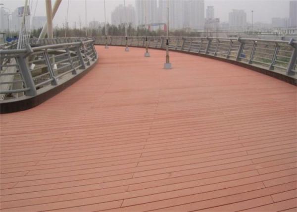 Quality Anti - Slipping Environment Friendly Wood Plastic Composite WPC Decking Boards for sale