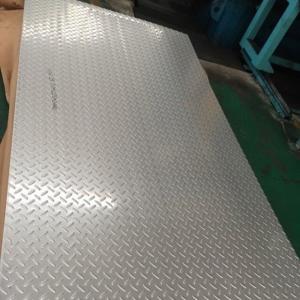 China Checked Finish Cold Rolled SUS 316  Stainless Steel Diamond Plate Sheet wholesale