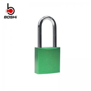 China Multi Color Polishing Aluminum Padlock Withstand Strong External Force wholesale