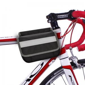 China Large Phone Bike Bag Waterproof Rear Under Seat Reflective Strip Pouch For Cycling 7X6X5 on sale