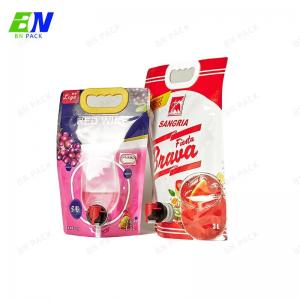 China 1L 2L Plastic Food Bags in Box Packaging Bag Standing Pouch for Juice Drinks wholesale