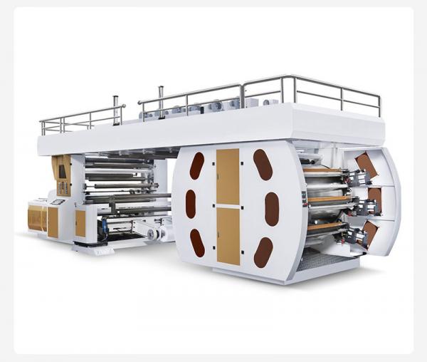 Satellite Type Flexographic Printing Machine Semi Automatic Plastic Film