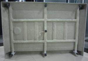 China Acryllic Back Panels square corner shower stalls , 4 way Faucet / diverter steam shower cubicle wholesale