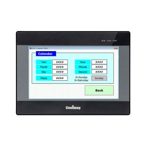 Coolmay 7 Inch HMI PLC All In One Programmable Logic Controller with 24DI/20DO 8AI/8AO and Temperature Humidity Control