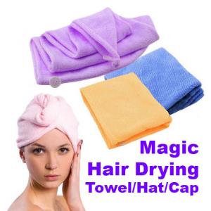 China Magic Quick-Dry Hair Towel Hair-drying Ponytail Holder Cap Towel Bath Towel Hair Towel on sale