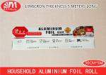 100g-102g/ Roll Aluminium Foil Paper Roll Safe Material 30cm X 10 Micron X 5m