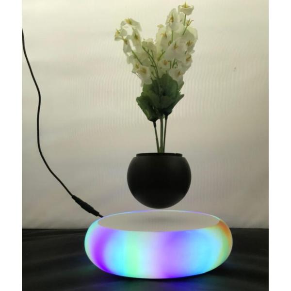 led light magnetic floating levitating air bonsai tree plant Floating Pot