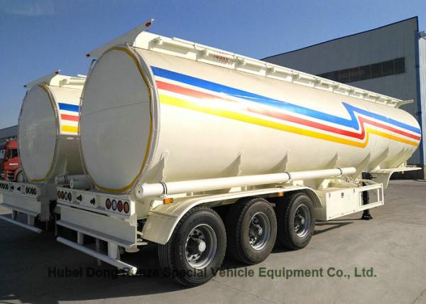 Quality Liquid Flammable Tank Tanker Semi Trailer 3 Axles For Diesel ,Oil , Gasoline, Kerosene 45000LitersTransport for sale