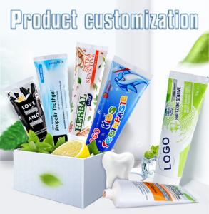 China OEM Teeth Whitening Toothpastes Customized Home Hotel Travelling on sale