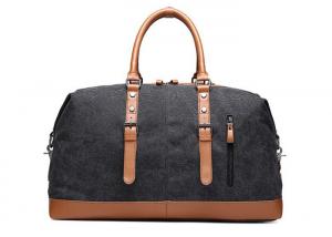 China Canvas Outdoor Duffle Bag Height 40cm Oversized Unisex Weekender Bag wholesale