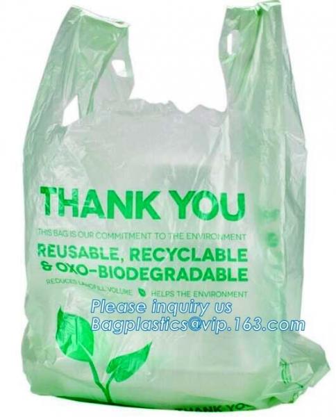 Quality Environmental Protect Clear Plastic Bag On Roll Wholesale With Logo, Friendly Oxo-biodegradable Compostable Colored Tras for sale