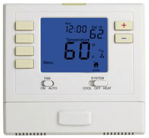 China 2 Heat 2 Cool Programmable Digital Room Thermostat Multi Stage wholesale