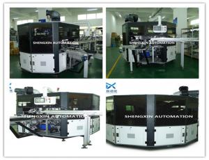 Flat Bed Silk Automatic Screen Printing Machine Turntable Type