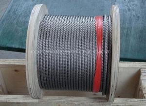 China Hot Dipped Galvanized  Ungalvanized Plastic Coated Steel Wire Rope on sale