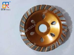 China 80mm/100mm Diamond Grinding Cup Wheel For Marble and Concrete Wet/Dry Grinding wholesale