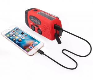 China Gear Kit Emergency Survival Supplies Hand Crank Solar Radio Charger Cell Phone Flashlight Usb wholesale