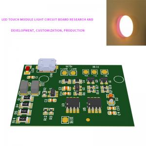 China Hand Touch Key 3 Level 1.8W Night Light PCB With Key Board wholesale