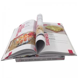 China Spiral Bound Custom Cookbook Printing , Hardcover Art Book Printing wholesale
