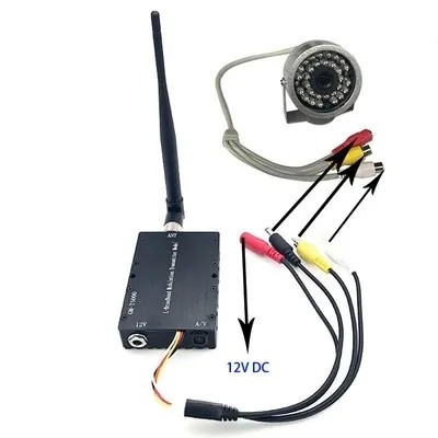 China 1.2GHz 5000mW 4 Channels 12V DC Analog Video Transmitter for Long Range FPV and Wireless Video Transmission on sale
