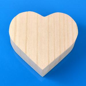 China exquisite wood gift box heart gift box on sale
