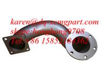 China Weichai Engine Exhaust Pipe Bended 612600110506, Xcmg wheel loader spare part wholesale